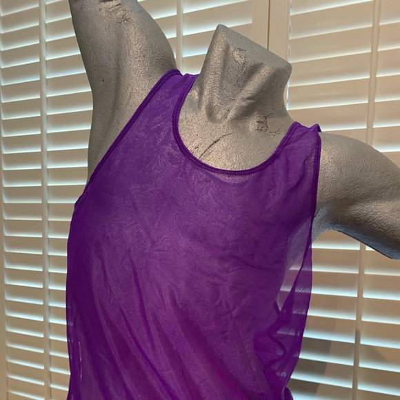 Expo Tank - See-Thru Mesh B070 - Purple - Picture 3 of 4